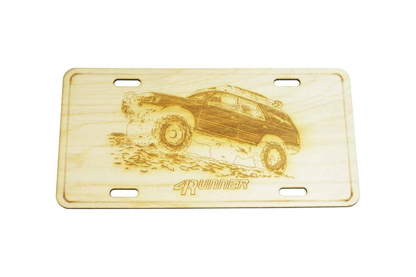 ZSPEC Toyota 4Runner Cut-Away License Plate, Birch, Ornamental - Howling Moto
