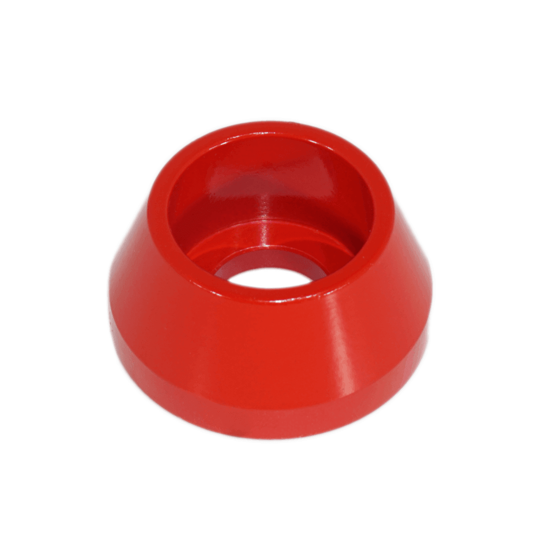ZSPEC M10 Billet Angled Cup Finish Washers for SHSC Socket-Cap Fasteners, Billet, 10-Pack - Howling Moto