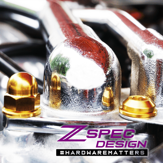 ZSPEC M6-1.0 Metric Acorn Nuts, Grade-5 Titanium, Per Nut - Howling Moto