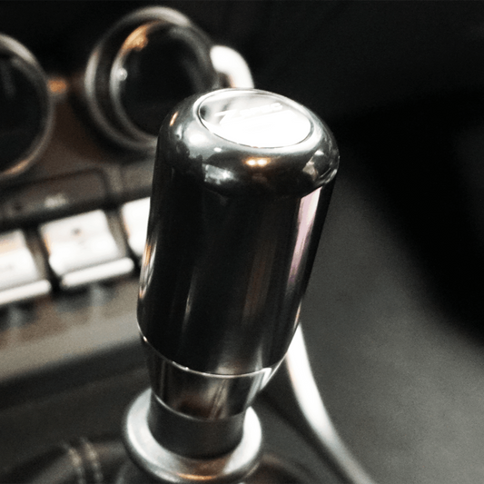 ZSPEC Shift Knob, M10-1.5, Delrin & Stainless, 5-Speed Shift Pattern Coin - Howling Moto