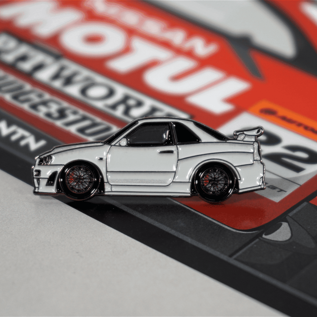 ZSPEC Nissan Skyline GT-R R34 Tribute Lapel / Hat Pin - Howling Moto