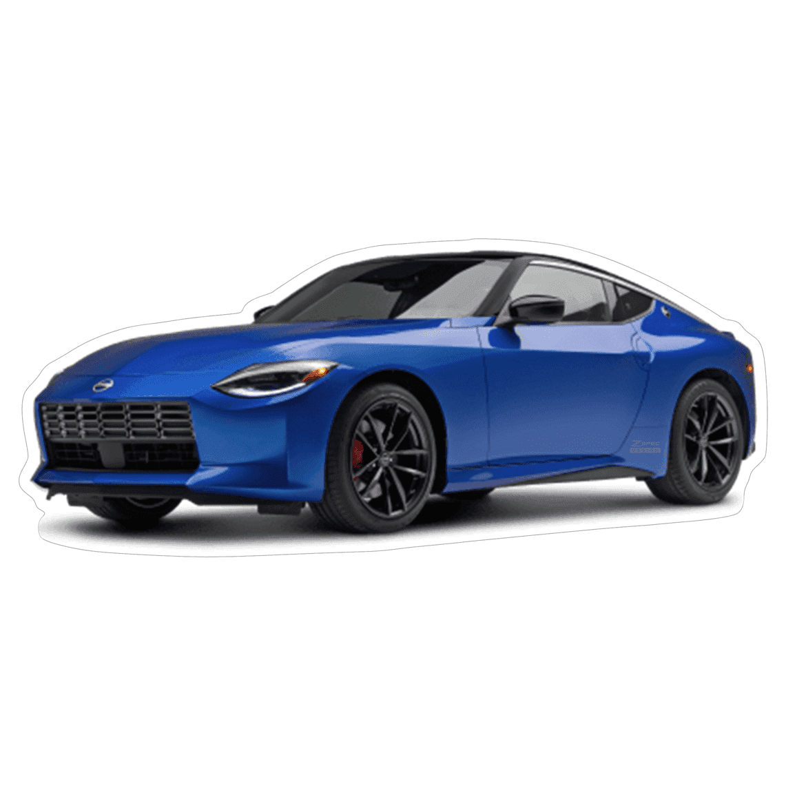 Nissan Z RZ34 Sports Car Vinyl Decal / Sticker, Blue - Howling Moto