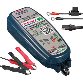 Tecmate Optimate™ Lithium LFP 4S 0.8A Battery Charger - Howling Moto