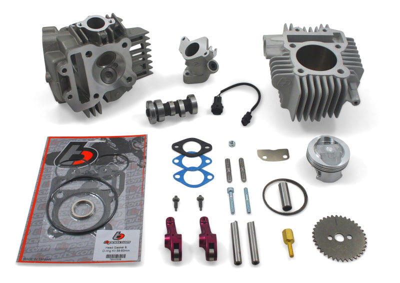 TB 143cc Bore Kit, Race Head V2, and Intake Manifold Kit - Howling Moto