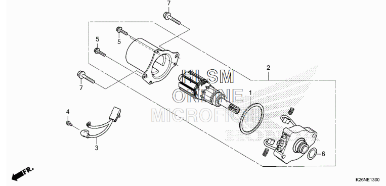 Honda Grom Starter Motor 2022 + - Howling Moto