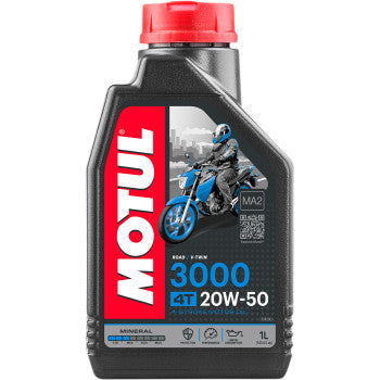 Motul 3000 Mineral 4T Engine Oil - Howling Moto