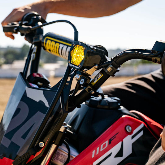 Baja Designs Moto Electric Start Pit Bike S1 Auxiliary Light Kit - Universal - Howling Moto