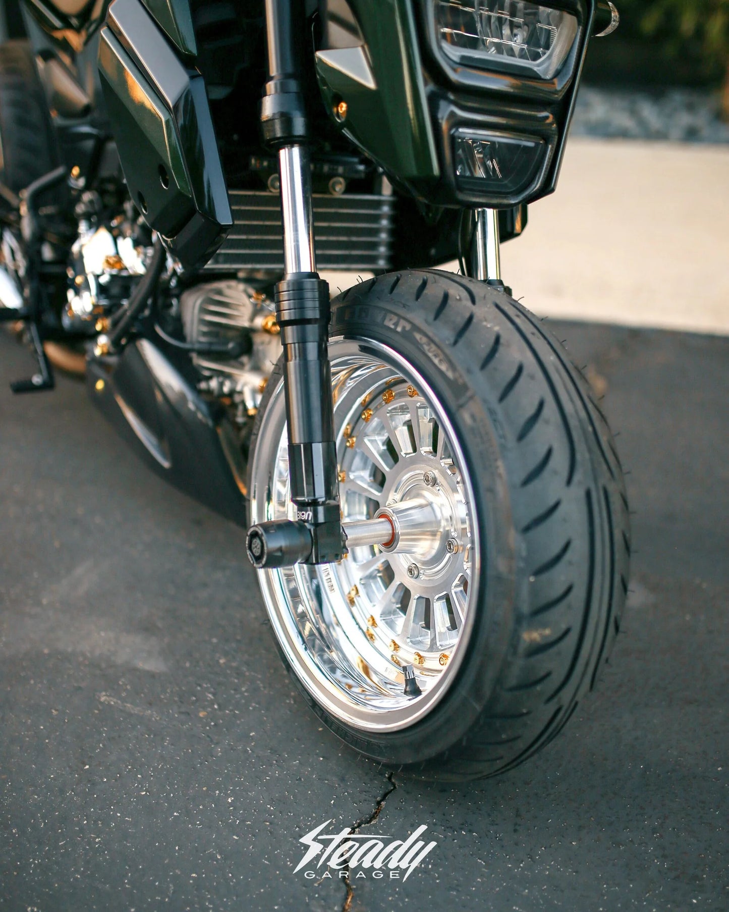 Chimera Engineering Front Hub 4x90mm NON-ABS - Honda Grom Monkey 125 (2014-2020) - Howling Moto