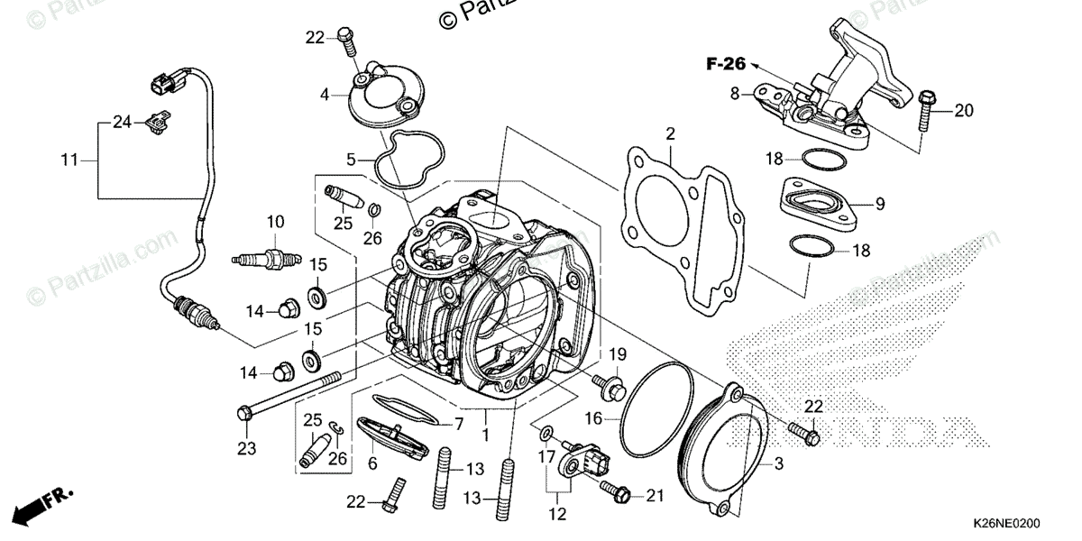 Honda Cam Cover O-Ring (74.5x2.5) Grom 2014+ - Howling Moto