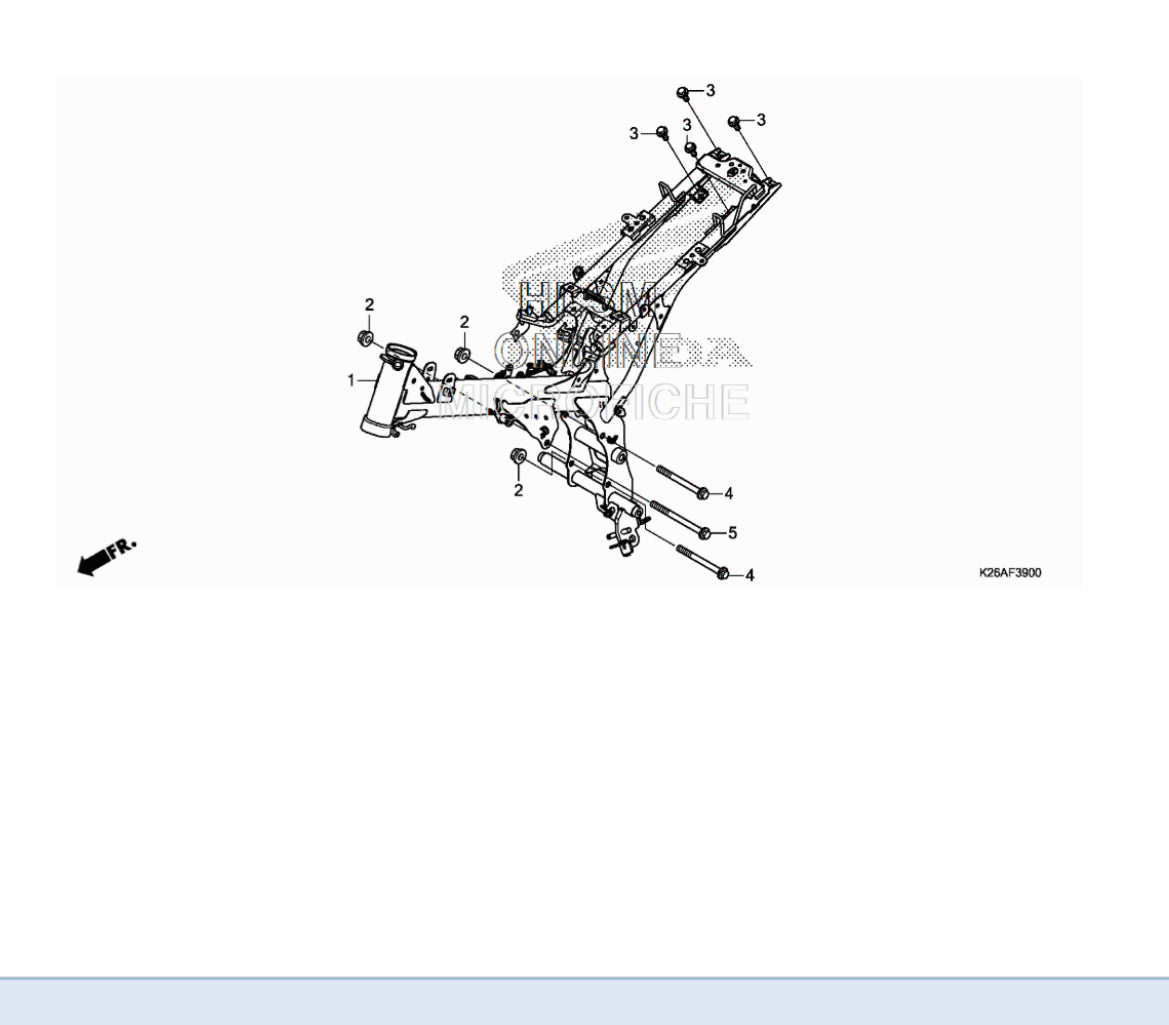 Honda Frame Grom 2017-2020 - Howling Moto