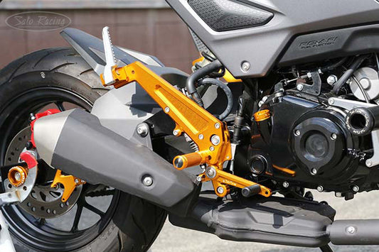 Sato Racing Rear Sets and Tandem Brackets Honda Grom (2016-2020) - Howling Moto