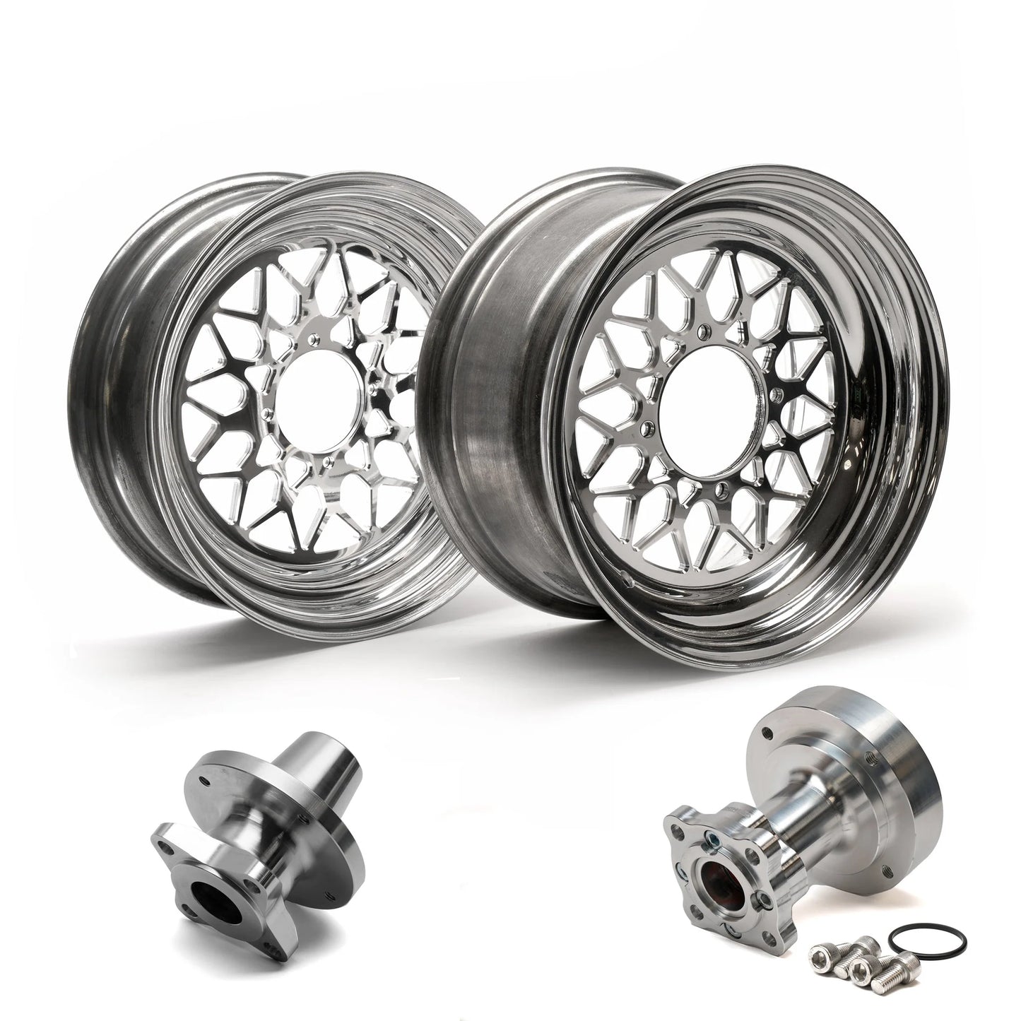 JHR JC MESH 12x6/12x4 Rim Set - Non-ABS Honda Grom (2014-2020) & Monkey (2018-2021) - Howling Moto