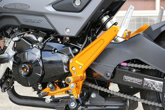 Sato Racing Rear Sets and Tandem Brackets Honda Grom (2016-2020) - Howling Moto
