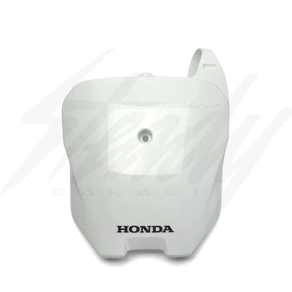 White OEM Honda Racing Front Number Plate Type "B" - Howling Moto