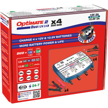 Optimate™ 2 Duo Bronze Series Battery Charger - Howling Moto