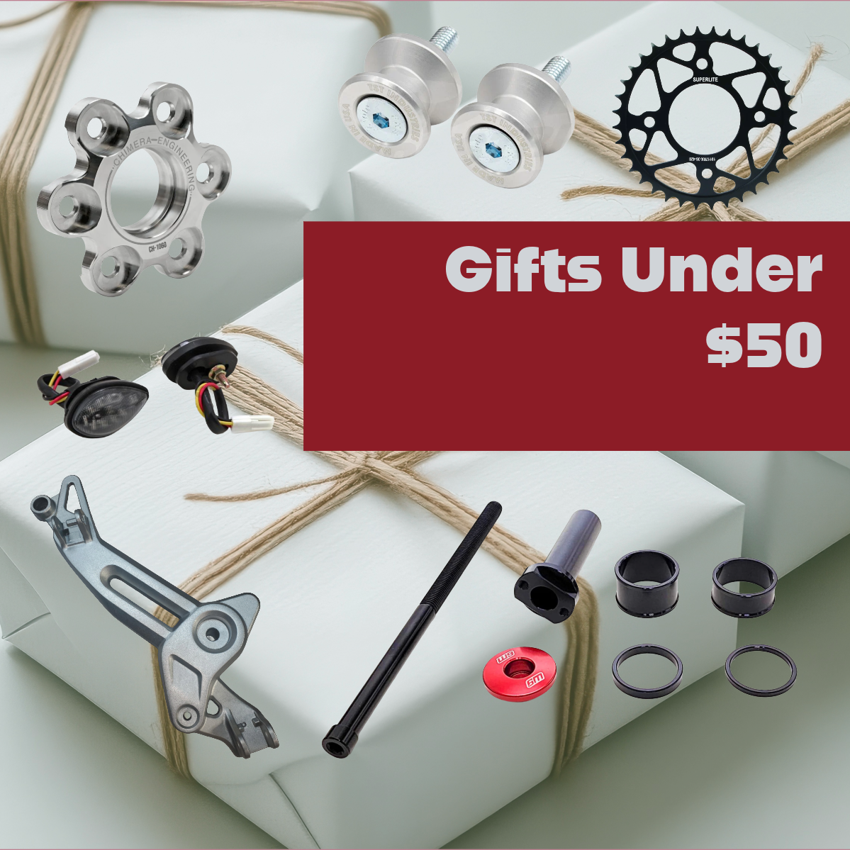 Motorcycle Gifts Under $50 | Affordable Parts & Accessories for Riders