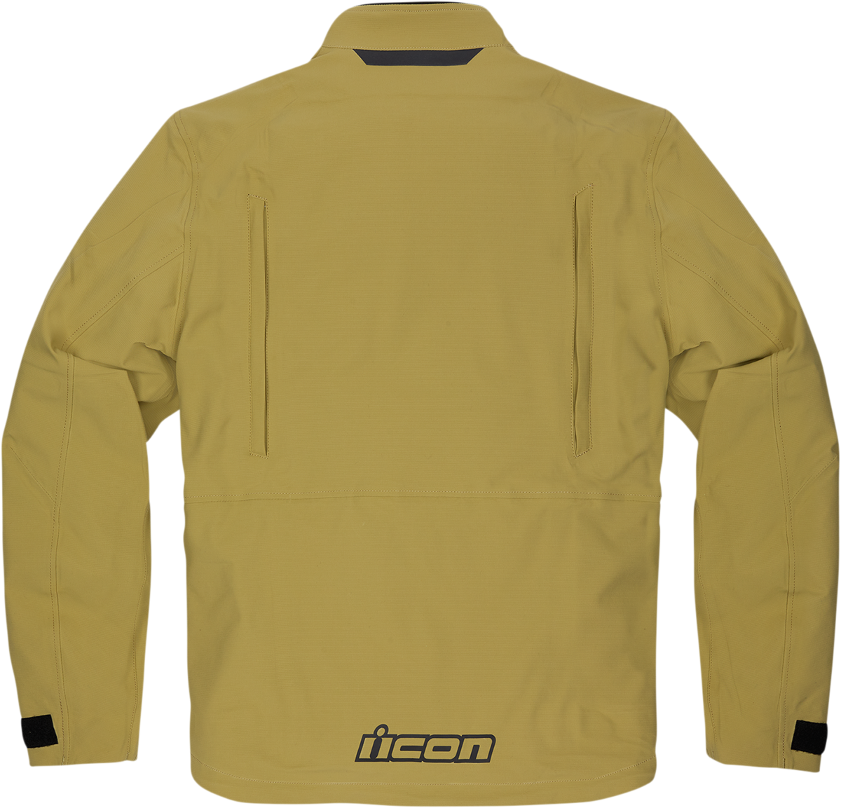 Bill's Exhausts ICON Stormhawk Jacket CE in tan, large size, showing the front view of this protective motorcycle jacket.
