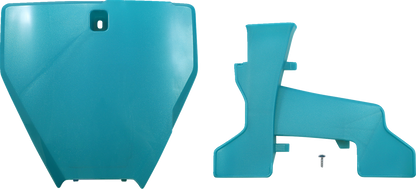 ACERBIS Front Number Plate - Teal/Metallic 2726577441 - Howling Moto