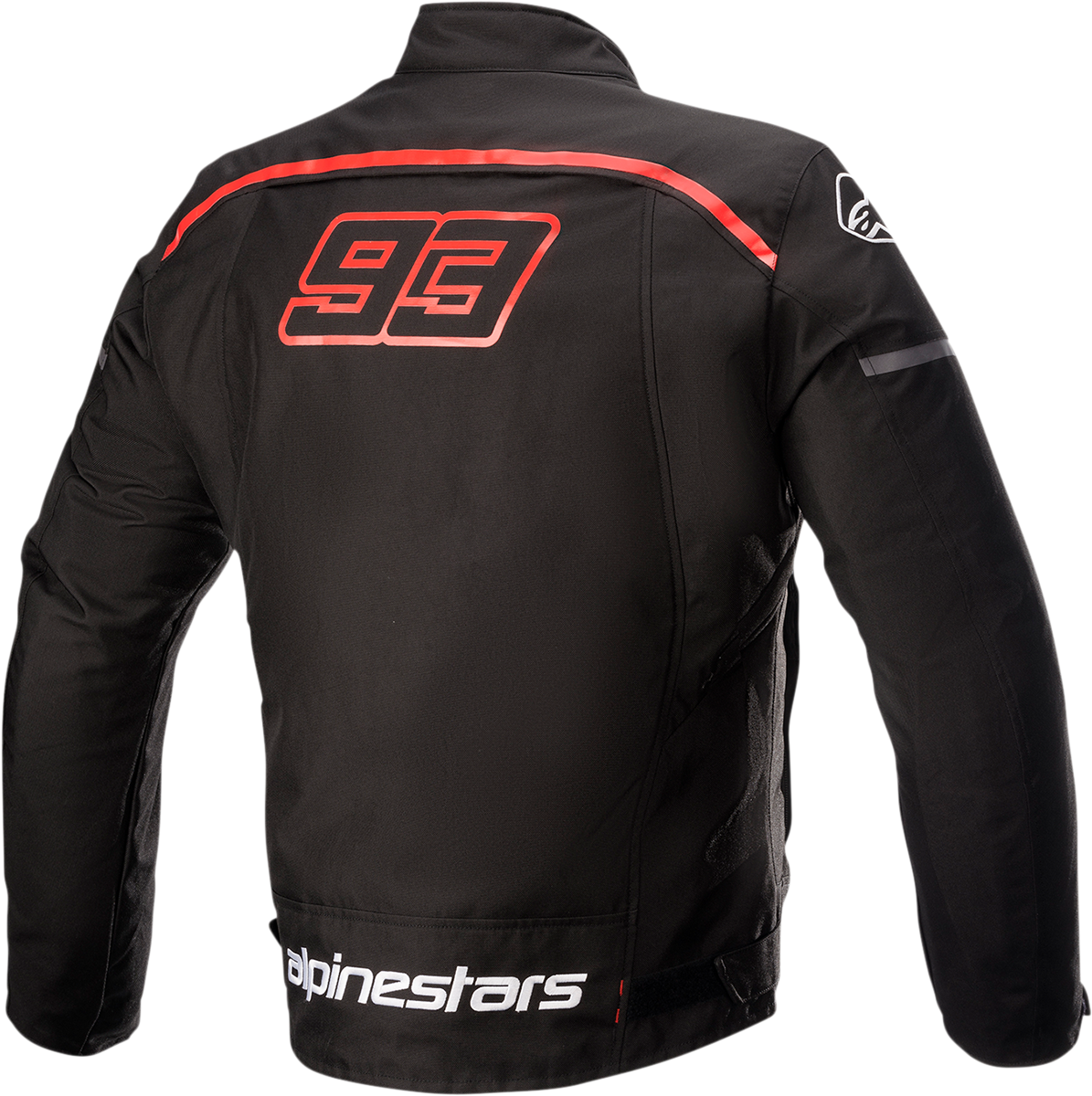 Alpinestars Austin jacket in black and red, 2XL size, featuring sporty design with zippered pockets and logo details.