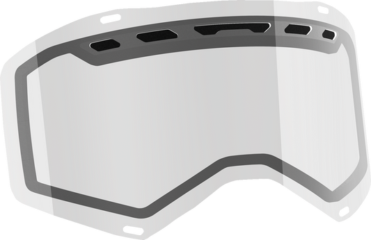 Clear ACS dual lens for SCOTT Prospect and Fury helmets, model AFC 265519-041, with Bill's Exhausts branding.