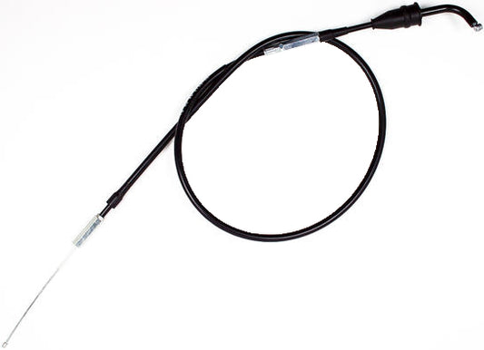 Black vinyl motorcycle throttle cable by MOTION PRO, model 05-0213, with metal connectors visible in the image.