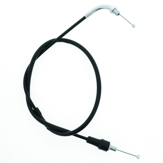 QuadBoss throttle cable for Honda ATC250ES and TRX400EX, showing the black cable with metal fittings.