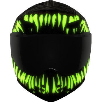 Bill's Exhausts ICON Domain™ Helmet Grand Maw Gray small helmet with sleek design and adjustable straps, suitable for motorcycle riders.