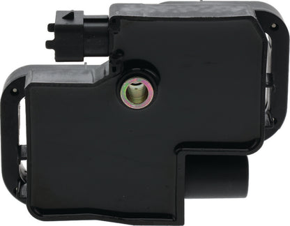 QuadBoss ignition coil for Polaris Ranger RZR XP 900 and Sportsman 700/800, showing the black coil with connectors.
