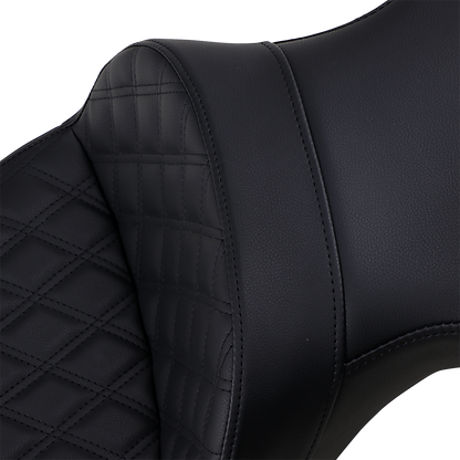 Bill's Exhausts SADDLEMEN Explorer Seat LS for FXBR/S '18-'19, showing black motorcycle seat with textured surface