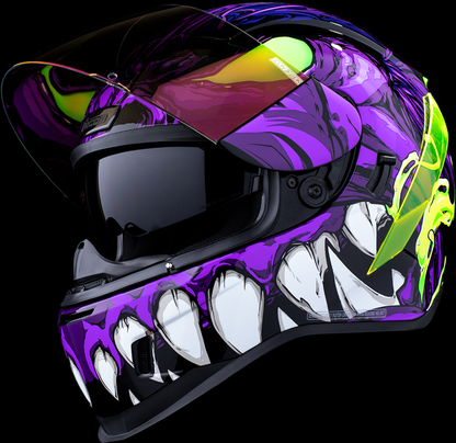 Purple ICON Airform™ Helmet for men, MIPS® safety technology, XS size, featuring aerodynamic vents and sleek design.
