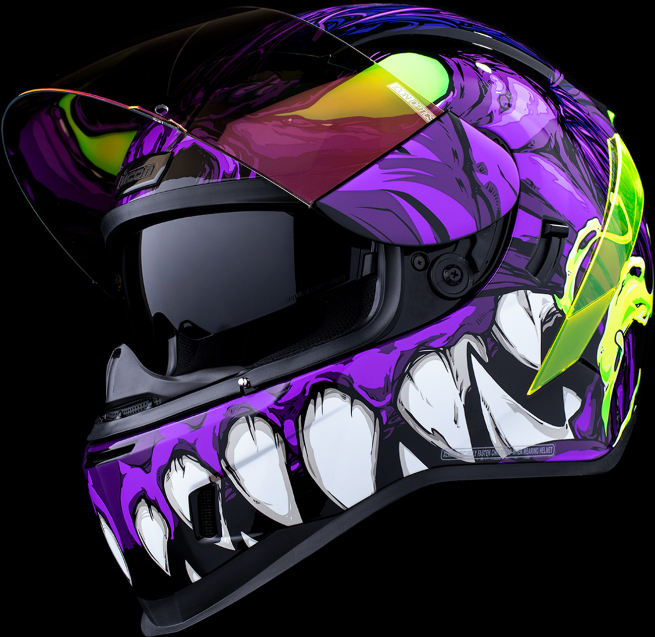 Purple ICON Airform™ Helmet for men, size 2XL, featuring MIPS® safety tech and aerodynamic design.