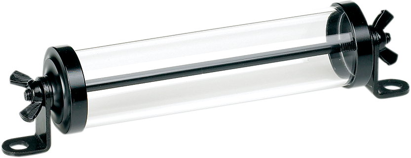 Black BILT WELL Stash Tube body by Bill's Exhausts, featuring a sleek cylindrical design for storage or concealment.