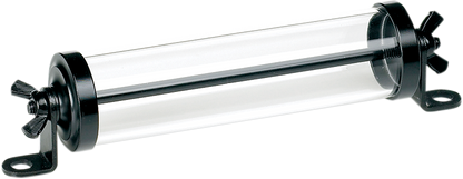 Black BILT WELL Stash Tube body by Bill's Exhausts, featuring a sleek cylindrical design for storage or concealment.