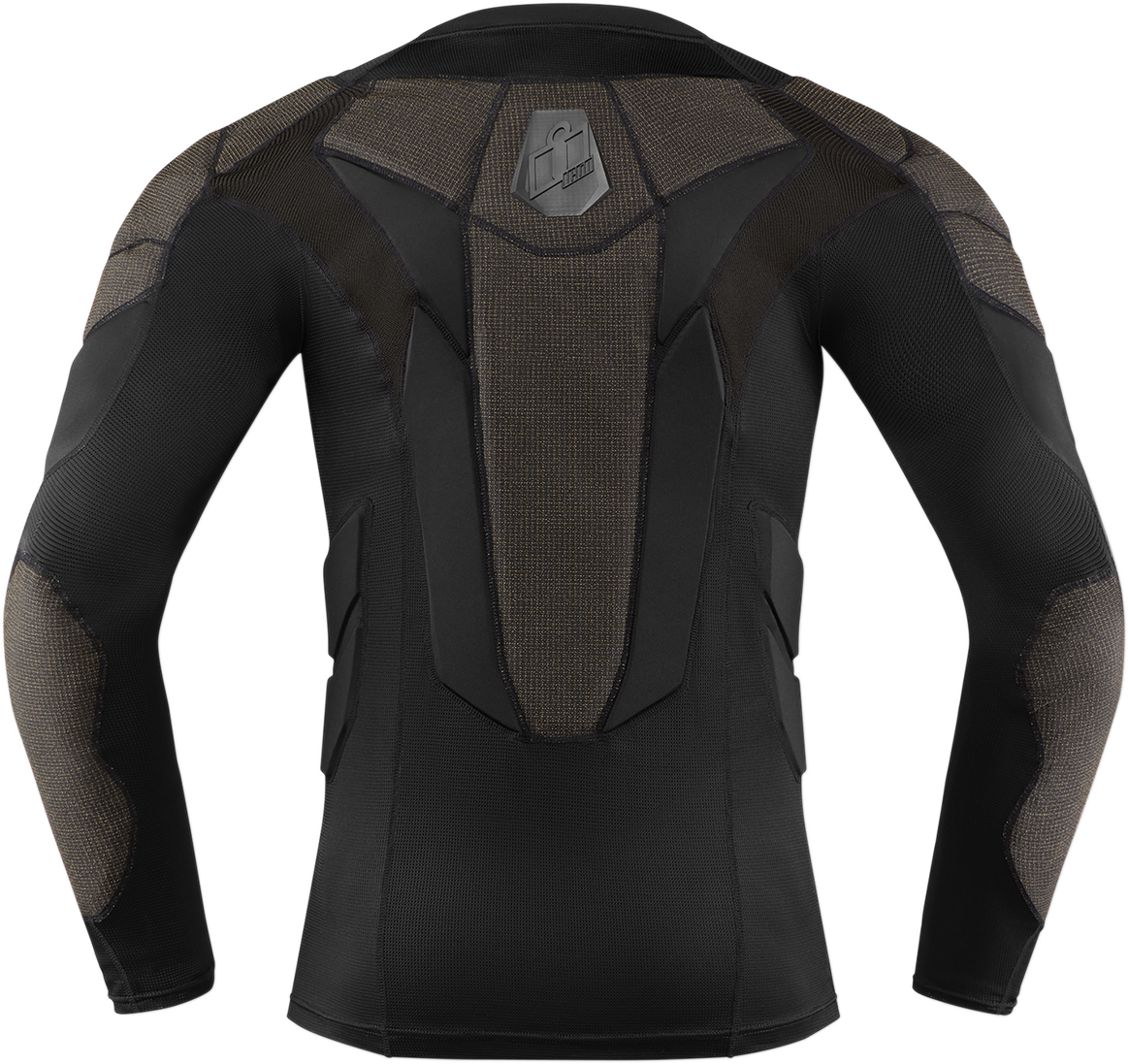 Bill's Exhausts ICON Field Armor™ compression shirt in black, 2XL, displaying the sleek athletic design and armor material.