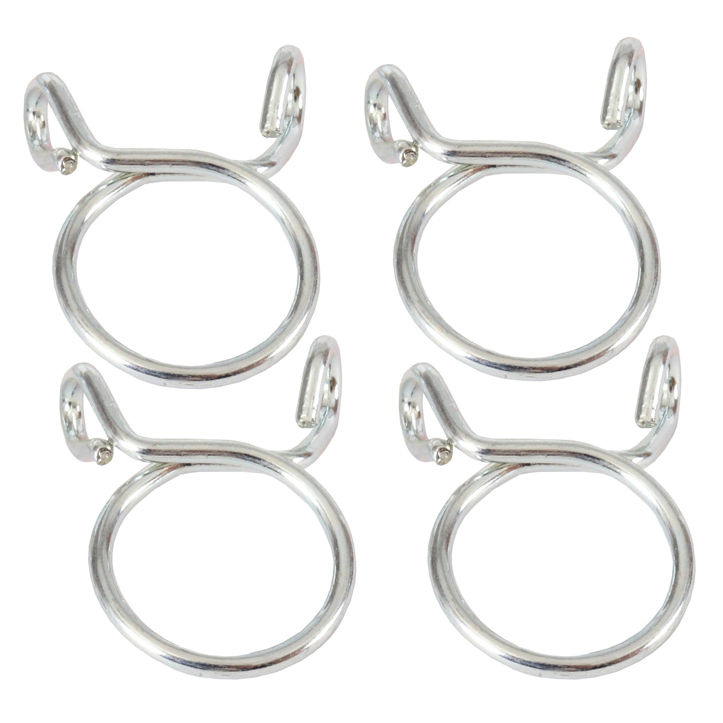 ALL BALLS Hose Clamps Refill Kit with four durable stainless steel clamps for automotive and marine use.