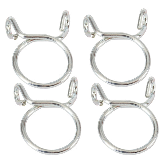 ALL BALLS Hose Clamps Refill Kit with four durable stainless steel clamps for automotive and marine use.