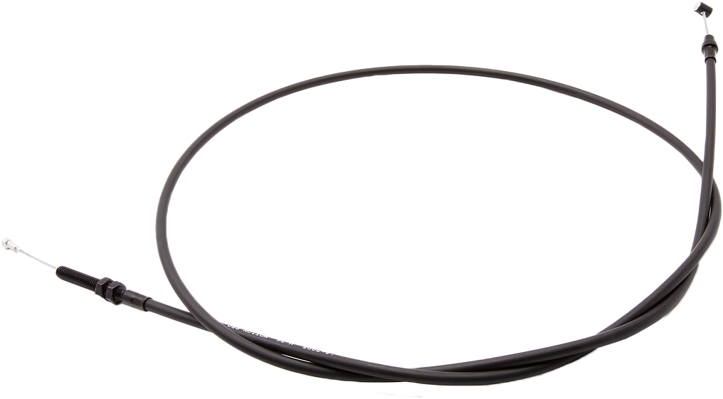 Motion Pro Blackout clutch cable for Indian motorcycles, standard length, durable black design and precise fit.