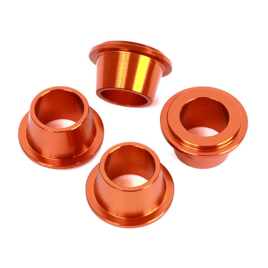 ZETA, ZETA Rubber Killer Orange Solid Aluminum Cones for Stock Triple Top Clamps Part ZE37-0352
