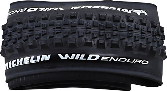 Michelin Wild Enduro front tire, 29x2.40 size, mountain bike tire with knobby tread for off-road riding.