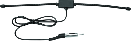 Kuryakyn Hidden Antenna for Harley-Davidson and Indian motorcycles, compact black antenna with mounting hardware