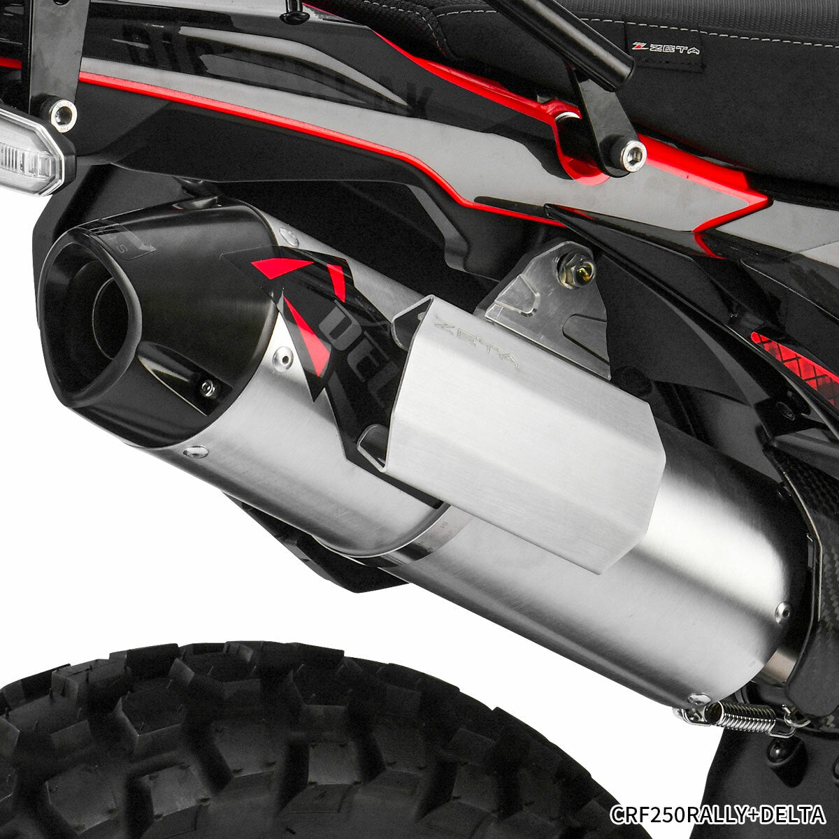 ZETA, ZETA Silencer Heat Guard Silver ZE52-2909 for Motorcycle Exhaust Protection