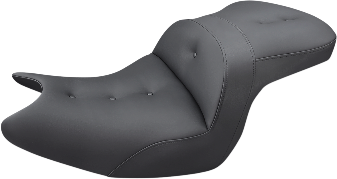 SADDLEMEN Seat - Roadsofa - Without Backrest - Pillow Top - Black H18-07-181 - Howling Moto