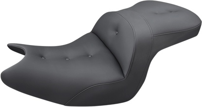 SADDLEMEN Seat - Roadsofa - Without Backrest - Pillow Top - Black H18-07-181 - Howling Moto