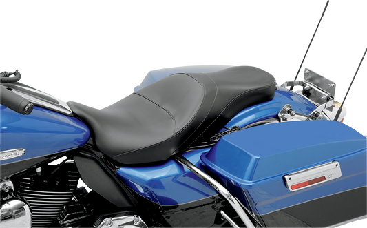 Black SADDLEMEN Pro Tour Seat for FL motorcycles from 2008 to 2020, designed for comfort and style.