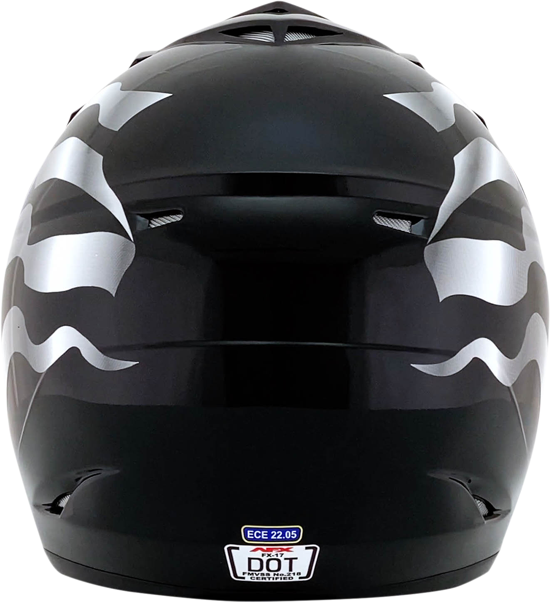 Bill's Exhausts AFX FX-17 helmet in stealth flag design, XL size, featuring aerodynamic shell and secure chin strap.