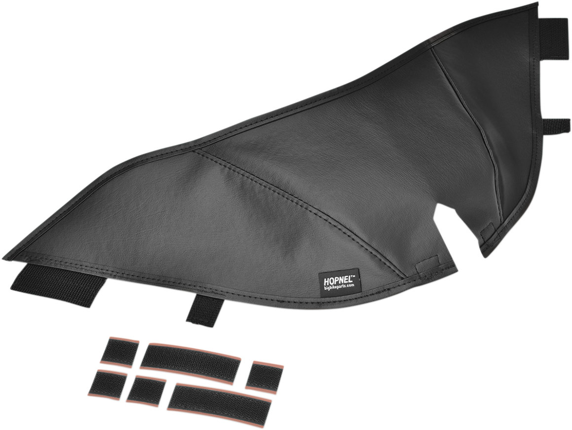Bill's Exhausts Show Chrome Mini Bra Gas Tank for Victory V30-104BK engine, shiny chrome finish, detailed close-up view