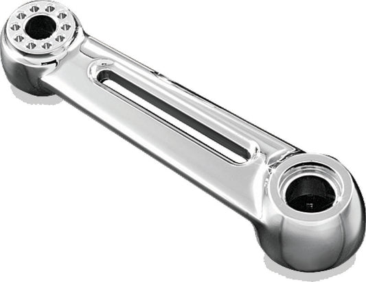 Kuryakyn Ergo & Ergo II 6-inch chrome foot pegs for Honda Gold Wing motorcycle, featuring durable metal construction and textured foot pads.