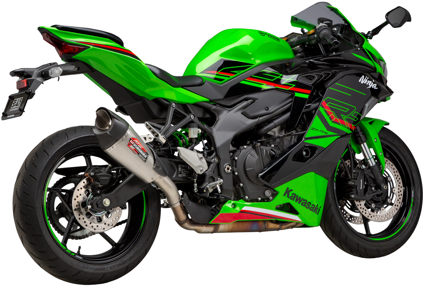 YOSHIMURA, Yoshimura Part 14720BP520 Street AT2 SS SS CF Exhaust for Kawasaki
