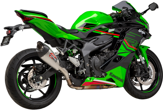 YOSHIMURA, Yoshimura Part 14720BP520 Street AT2 SS SS CF Exhaust for Kawasaki