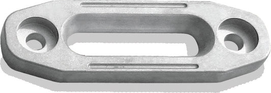QuadBoss winch hawse fairlead, 6-inch durable replacement for 5,000 lbs winches, with smooth metal finish and mounting holes.